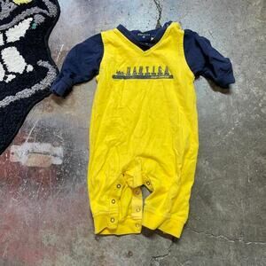 Vintage nautica onesie